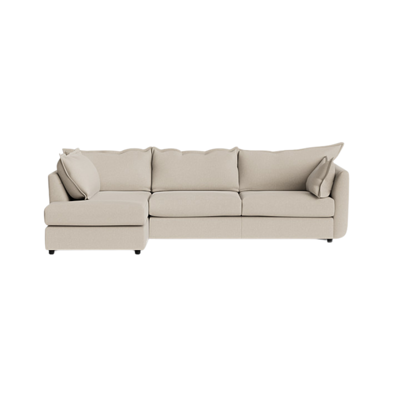 Dorchester Fabric High Back Cushions Large Left Hand Corner Sofa