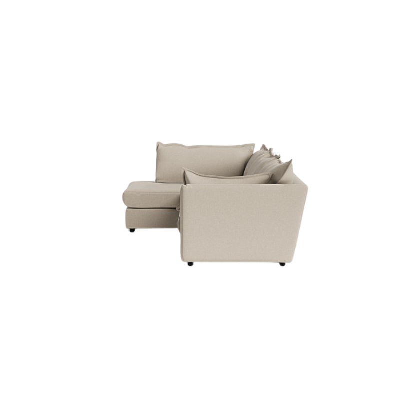 Dorchester Fabric High Back Cushions Large Left Hand Corner Sofa