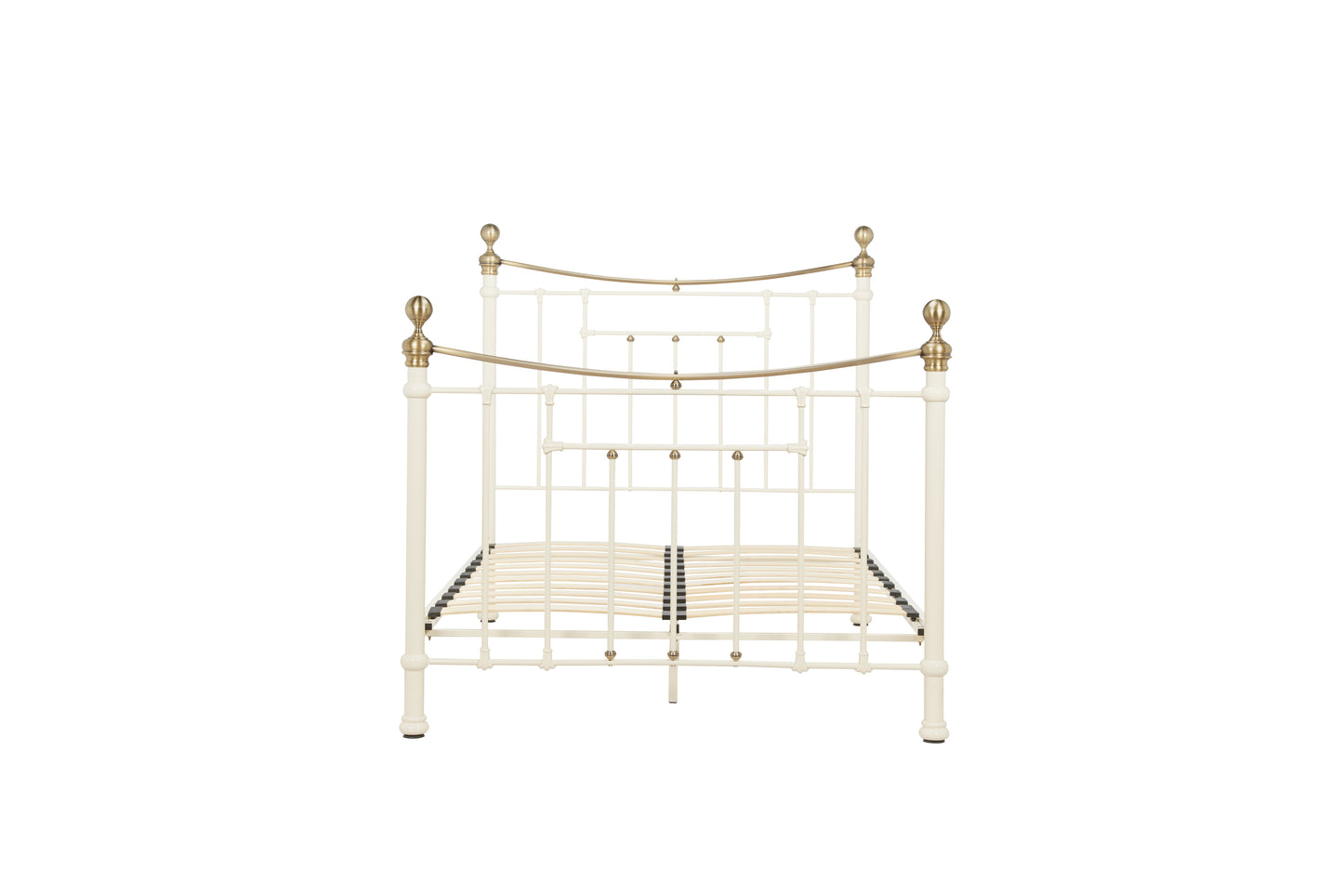 Bronte Cream Metal King Bed