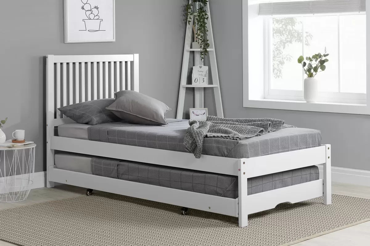 Buxton Guest Bed White + 2 Single Air Mattresses