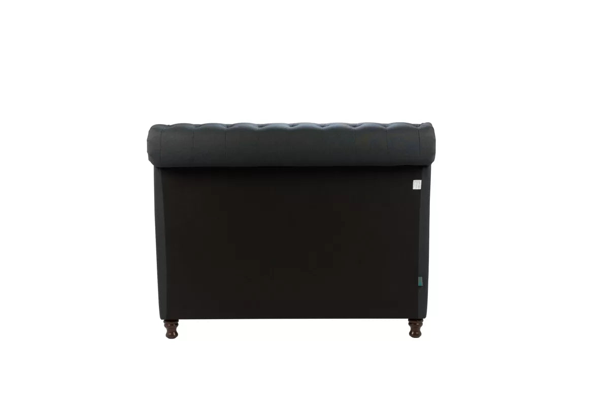 Castello Charcoal Slegh Double Bed
