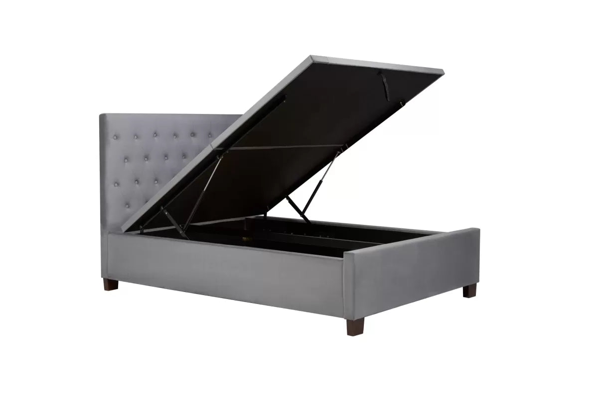 Cologn Grey Ottoman King Bed