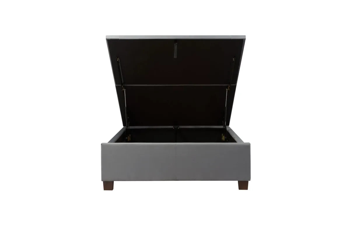 Cologn Grey Ottoman King Bed