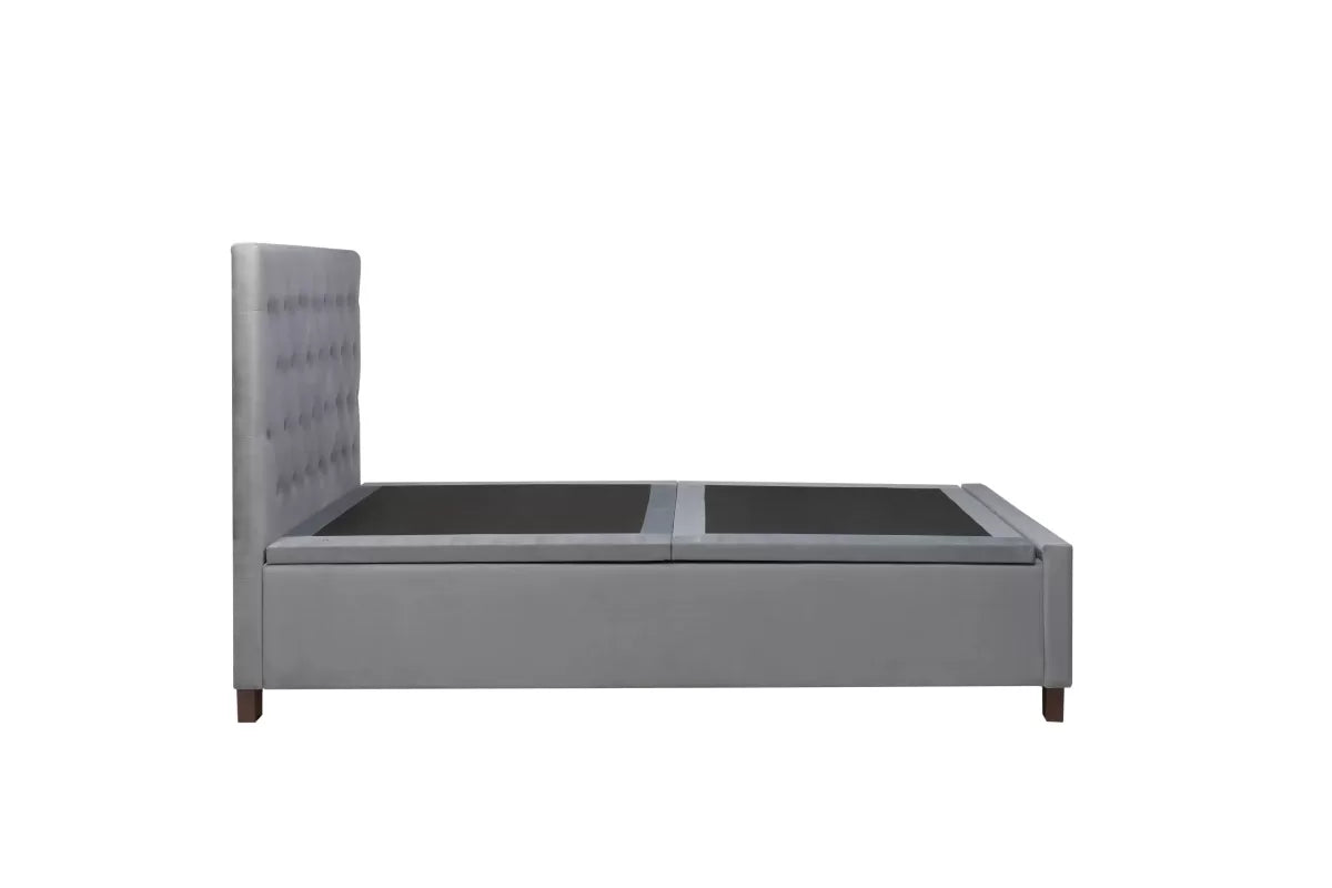 Cologn Grey Ottoman King Bed