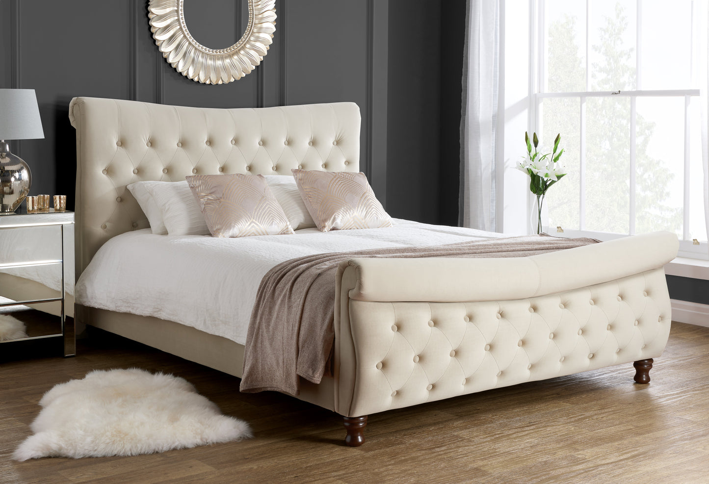 Copenhagen Warm Stone King Bed