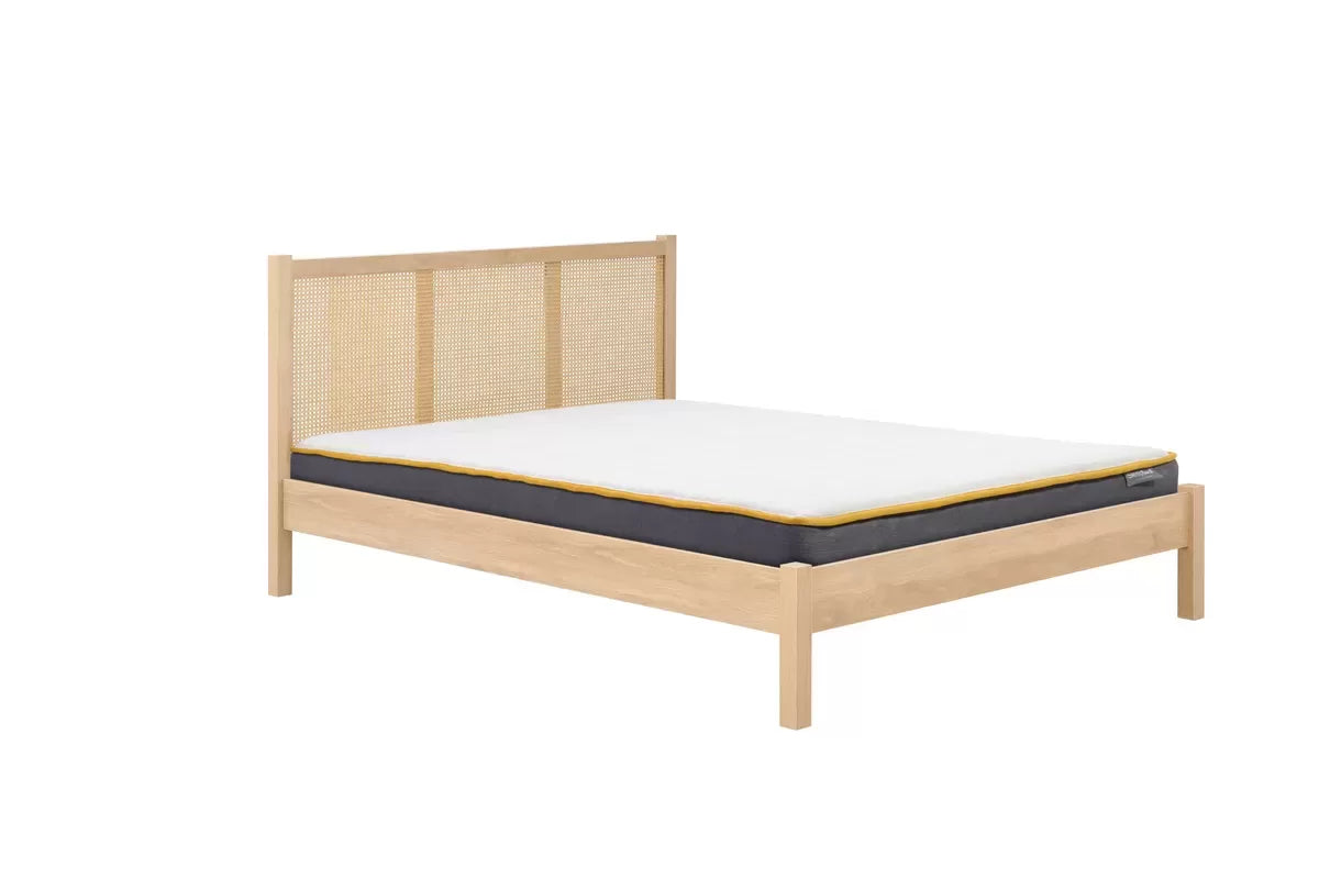 Croxley Oak King Rattan Bed
