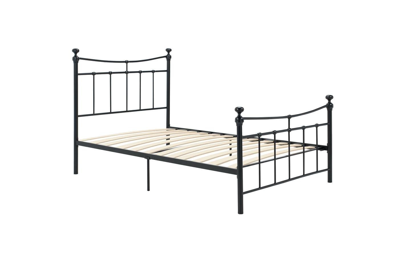 Emily Black Metal Double Bed