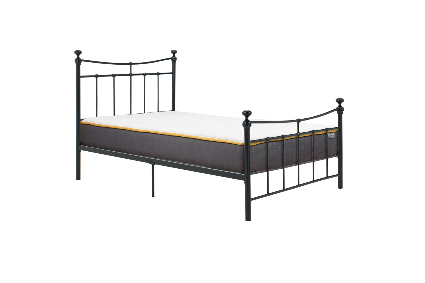 Emily Black Metal Double Bed