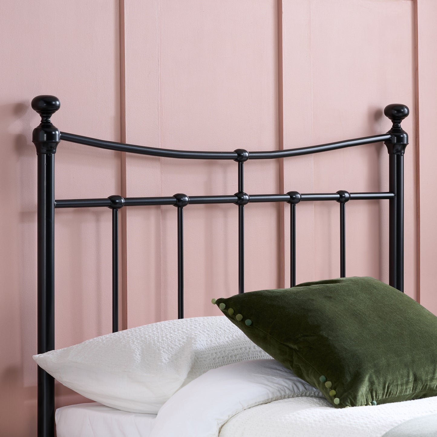 Emily Black Metal Double Bed
