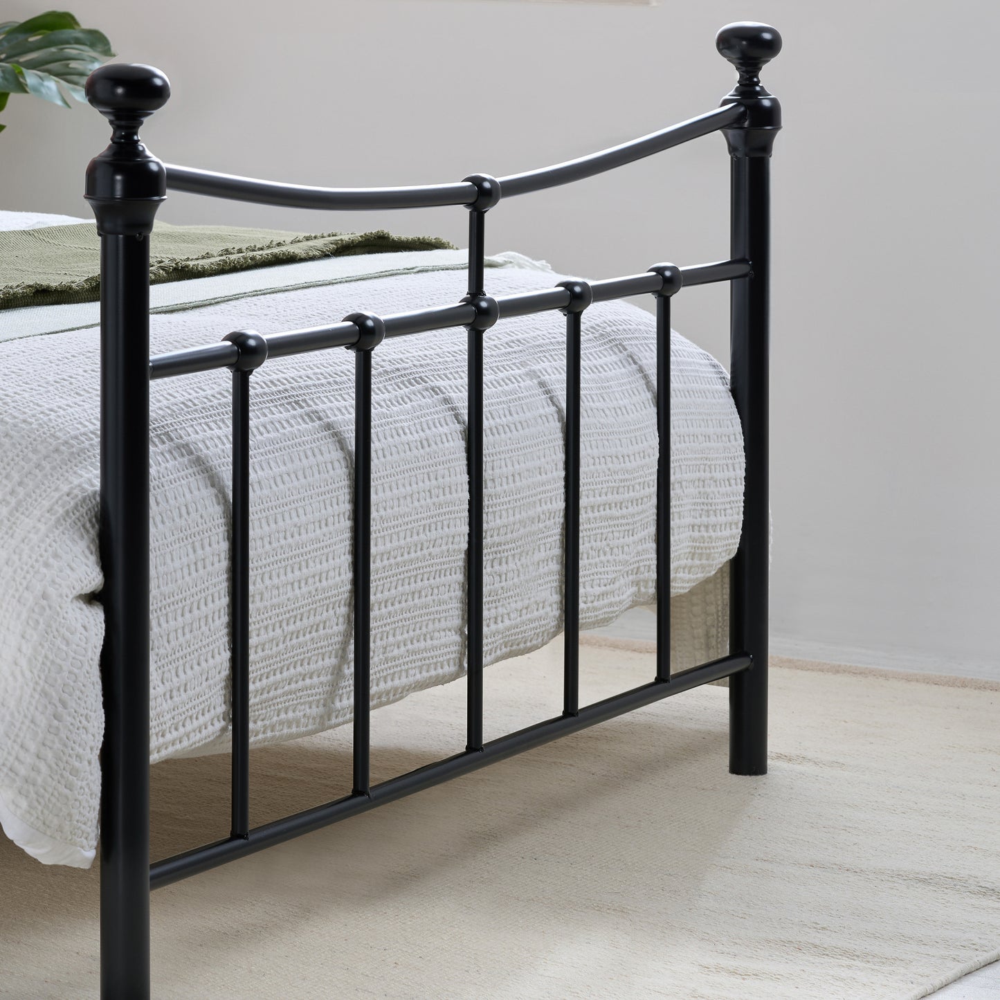 Emily Black Metal Double Bed