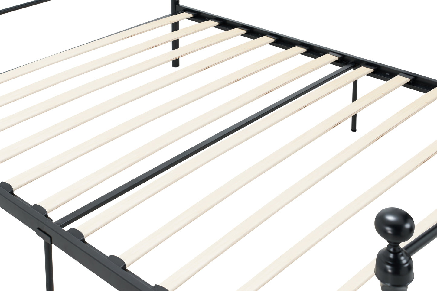 Emily Black Metal Double Bed