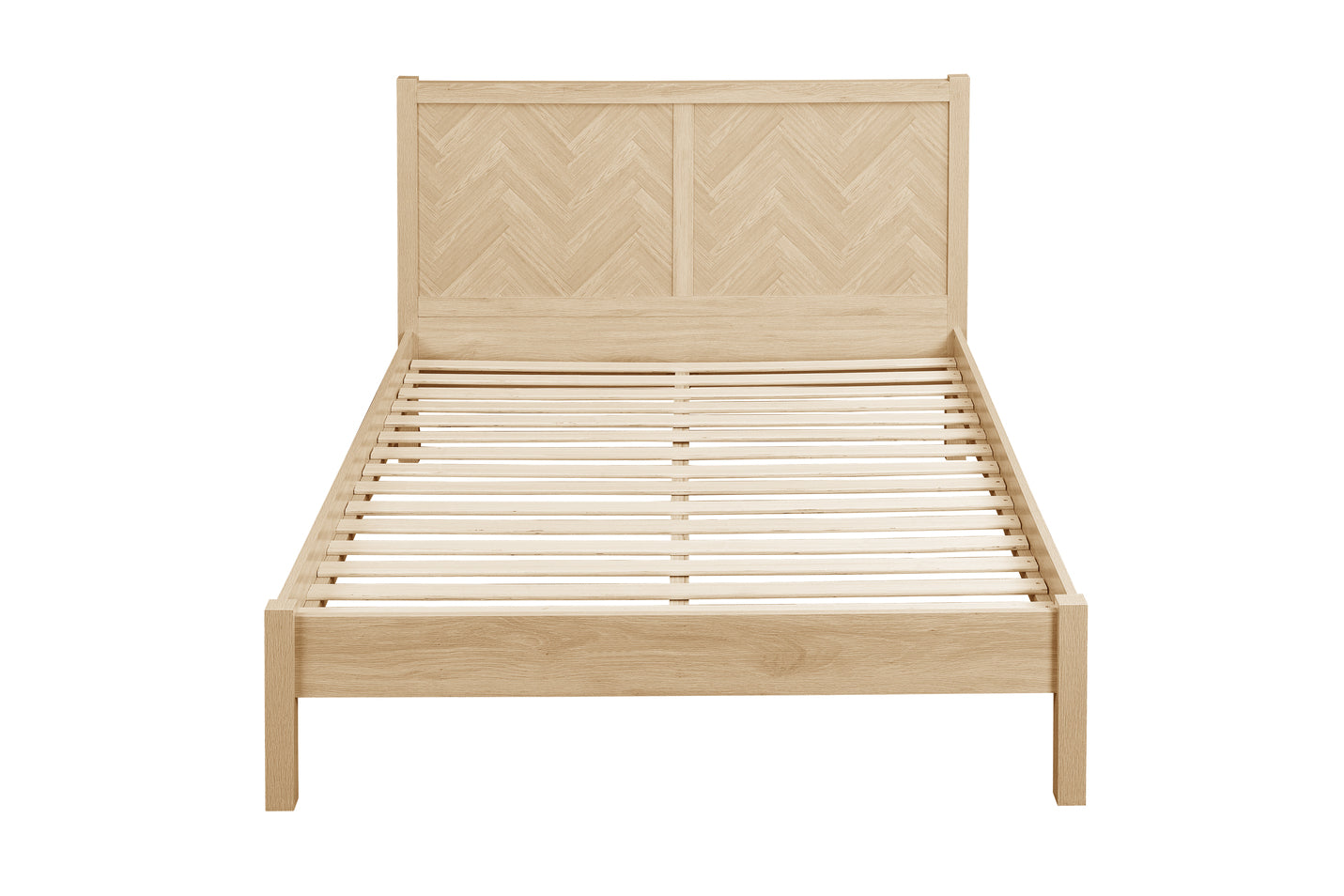 Herringford Oak King Bed