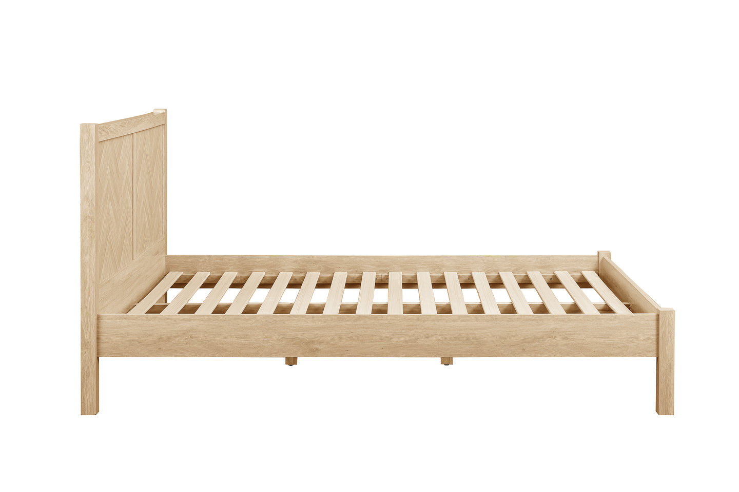 Herringford Oak King Bed