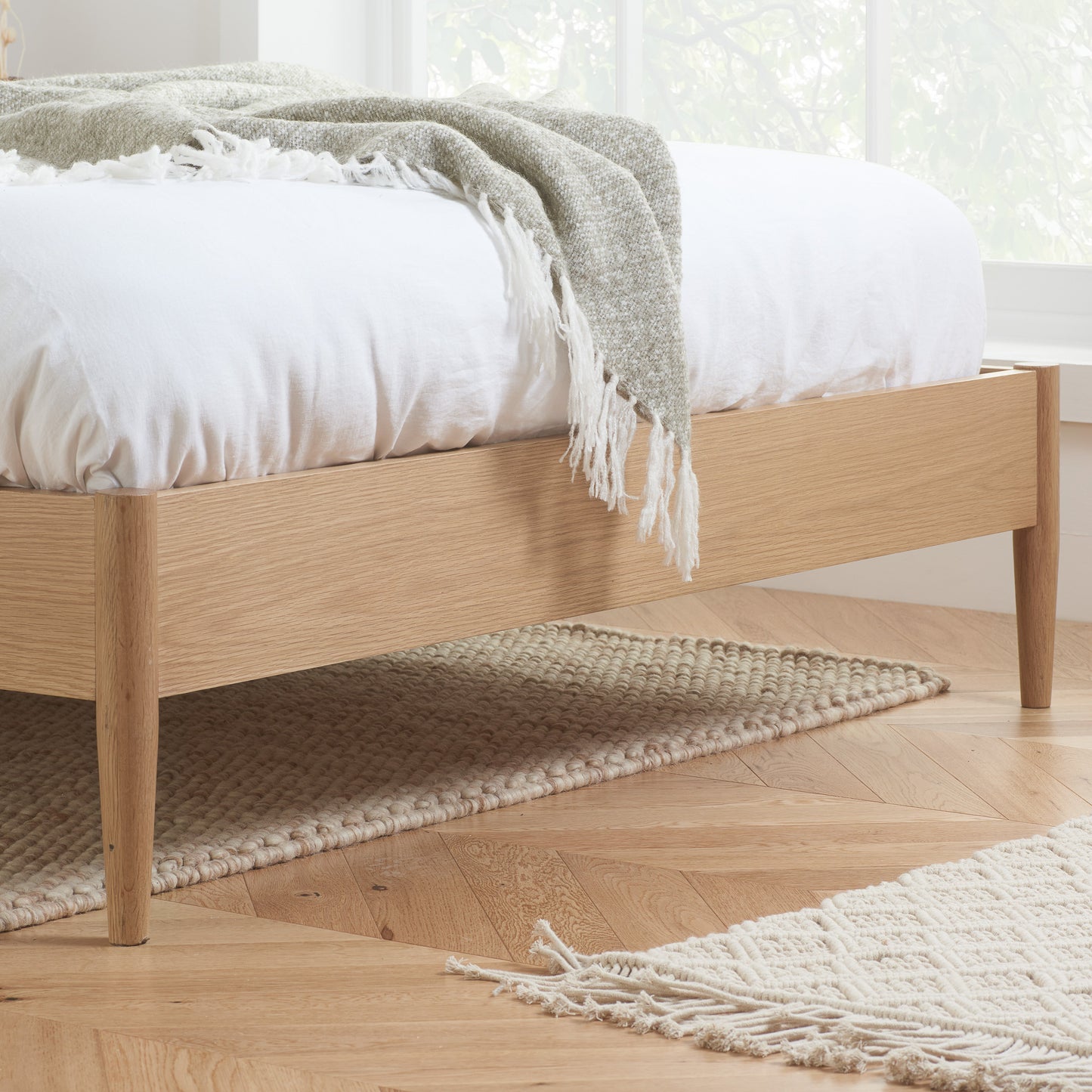 Jesper Oak Double Bed
