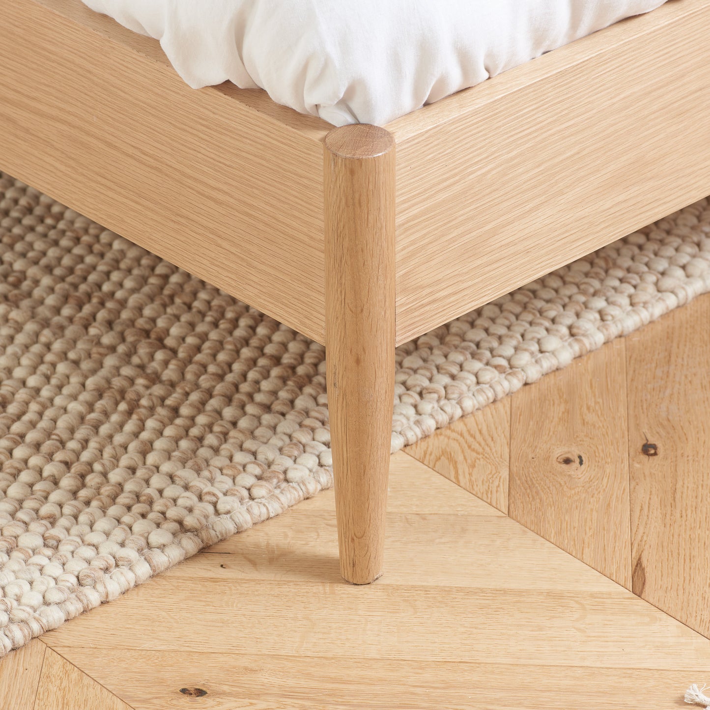 Jesper Oak Double Bed