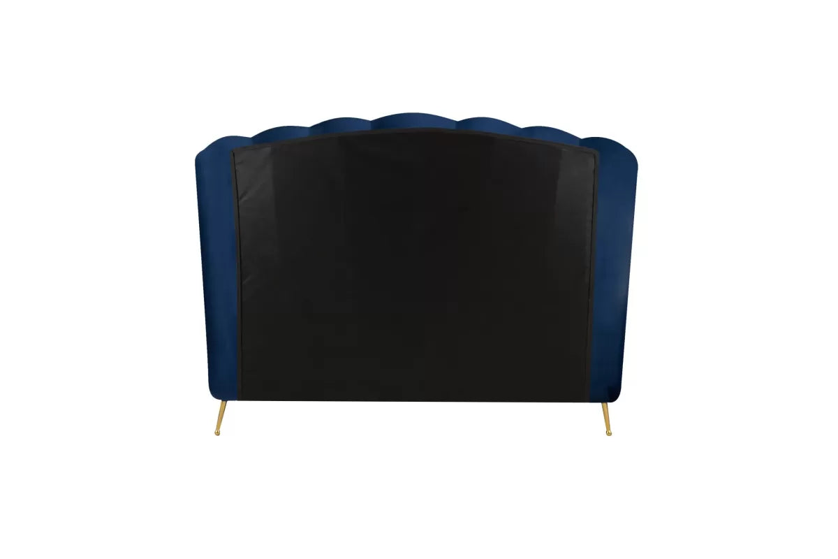 Lottie Midnight Blue Ottoman King Bed