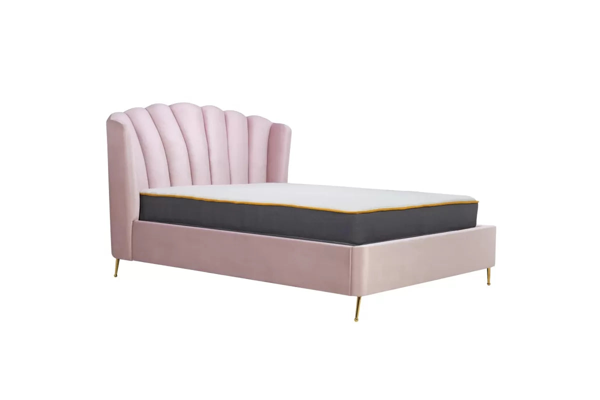 Lottie Pink King Ottoman Bed