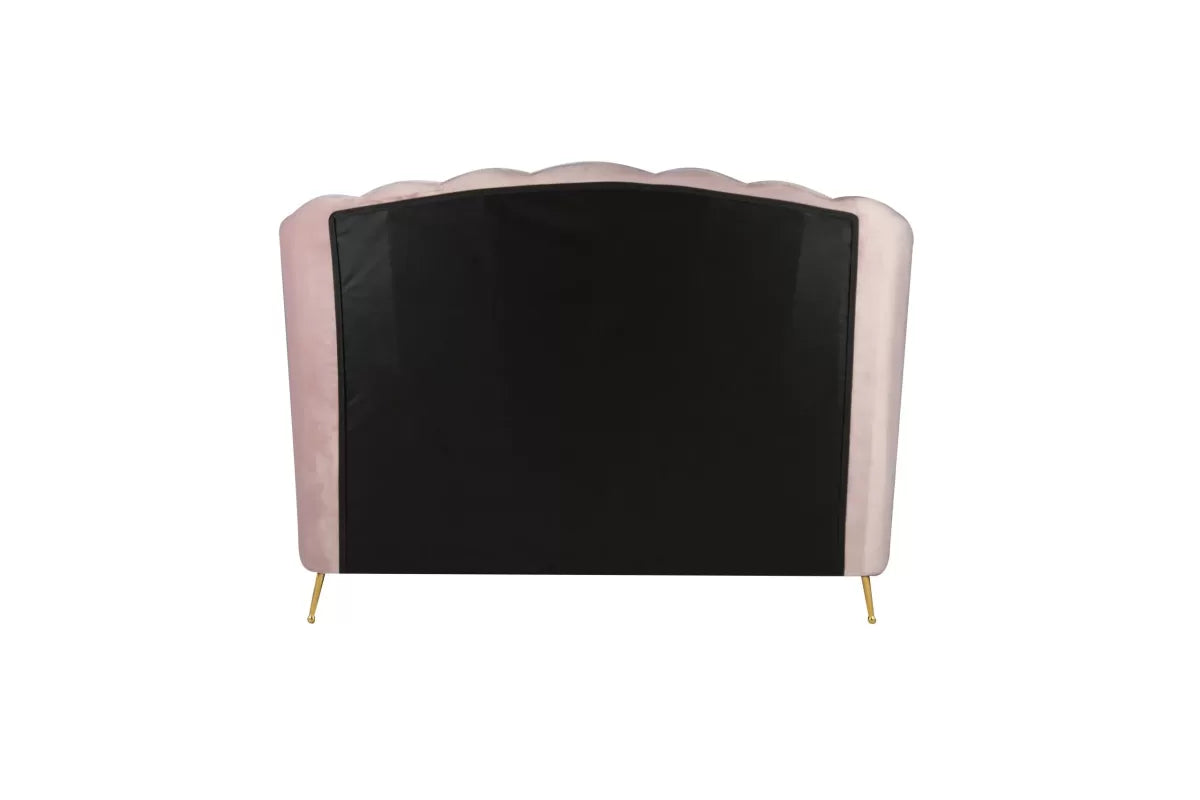 Lottie Pink Ottoman King Bed