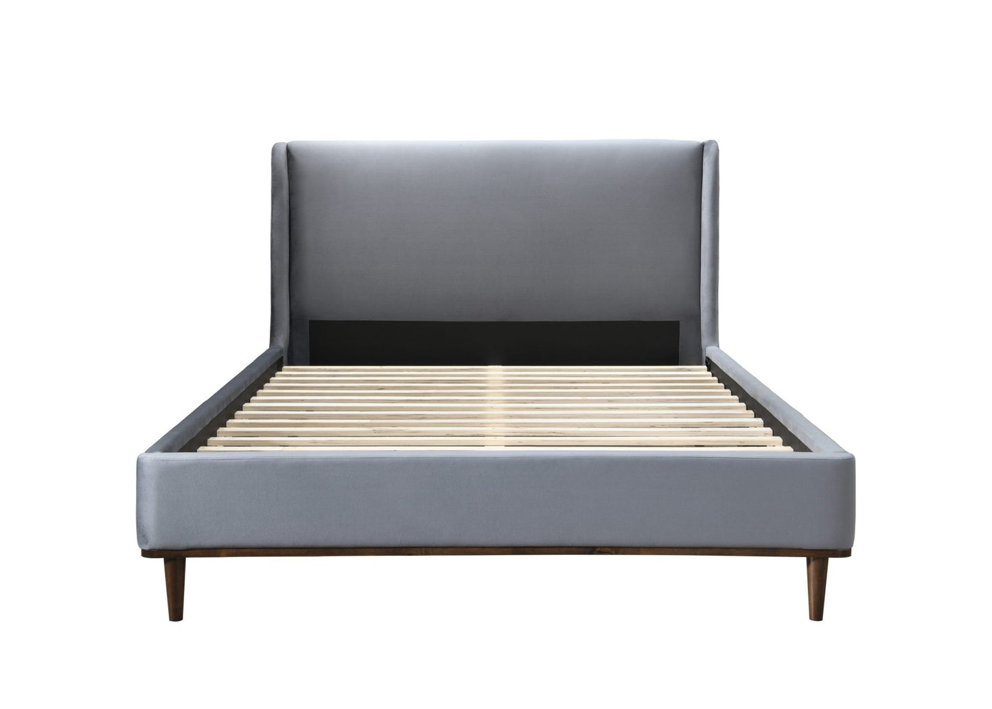 Launceston Grey Fabric Double Bed
