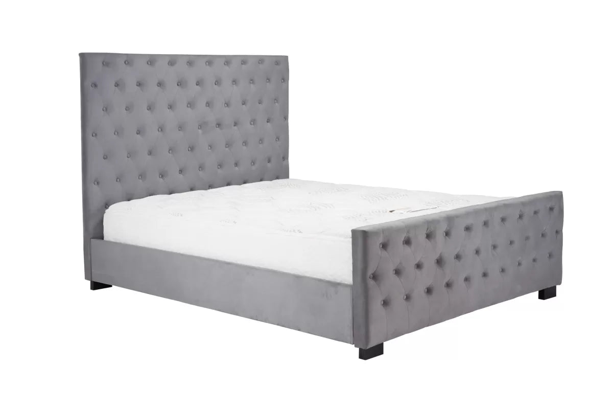 Marquis Grey King Ottoman Bed