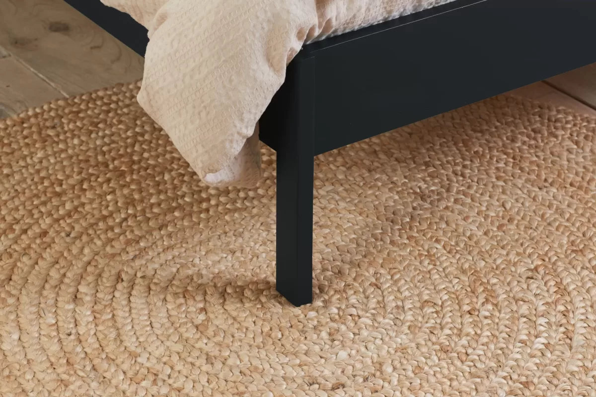 Margot Black Rattan Double Bed