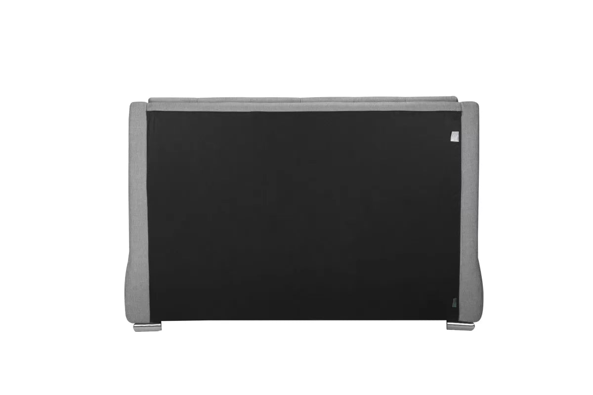 Mayfair Grey Fabric Storage King Bed