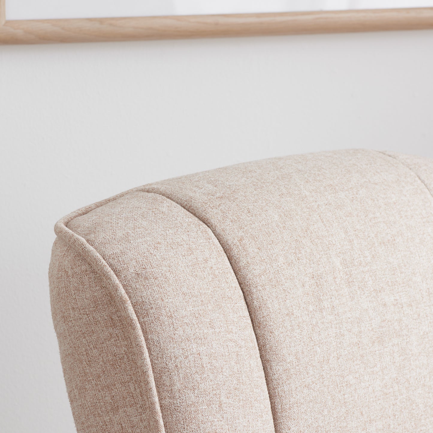 Marazion Wheat Fabric Swivel Chair & Footstool