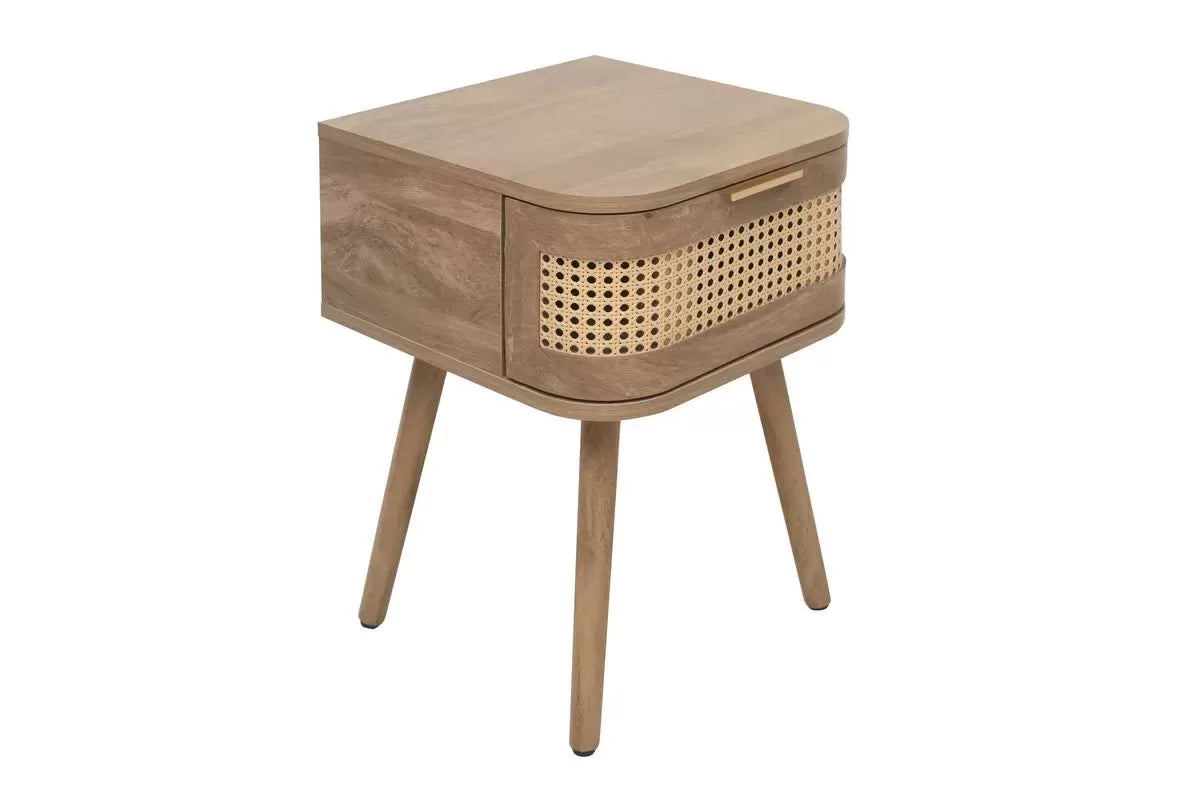Noah Oak 1 Drawer Bedside