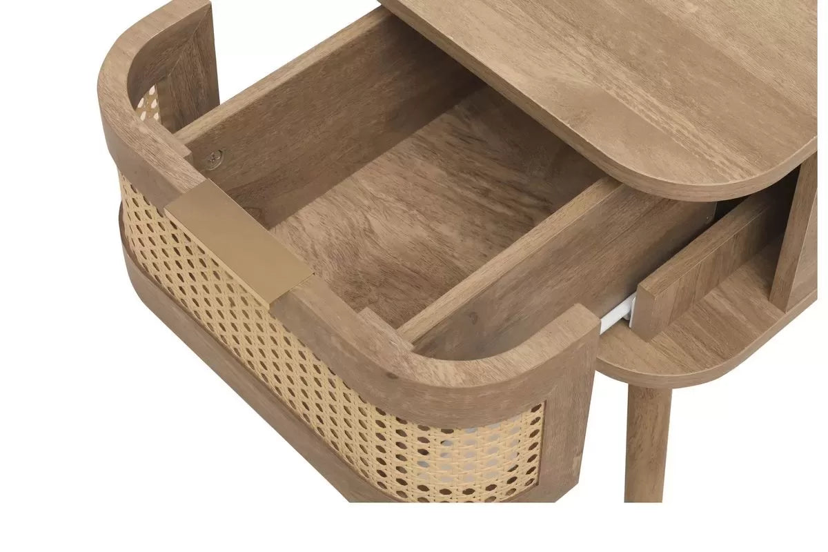 Noah Oak 1 Drawer Bedside