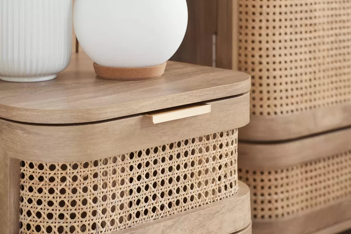 Noah Oak 1 Drawer Bedside