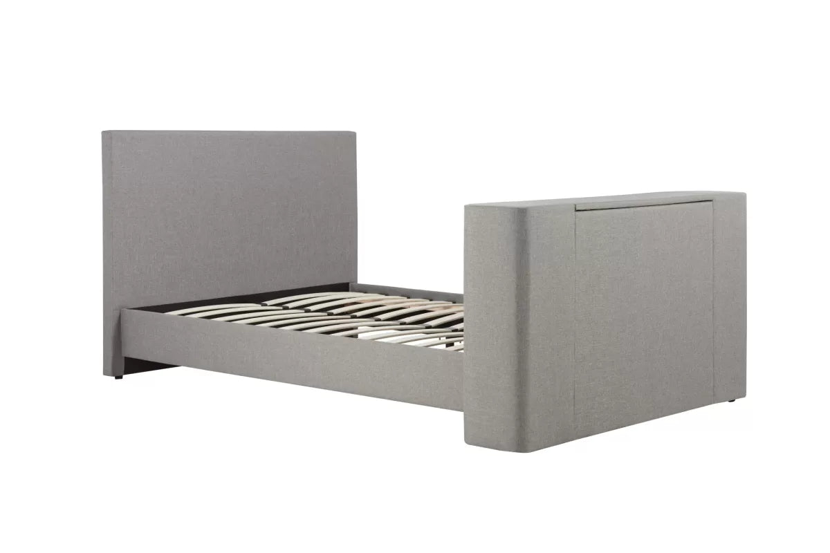 Plaza Grey King TV Bed
