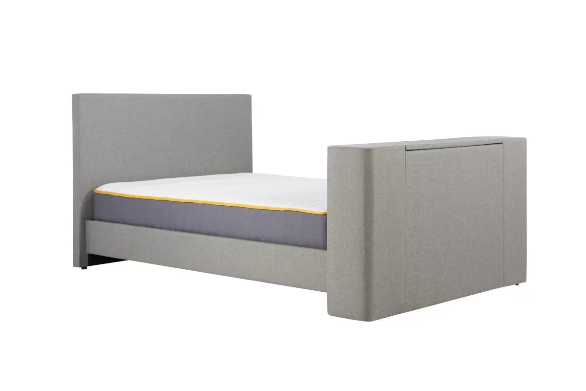 Plaza Grey King TV Bed