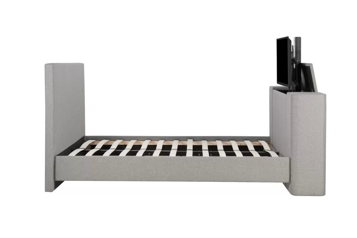 Plaza Grey King TV Bed