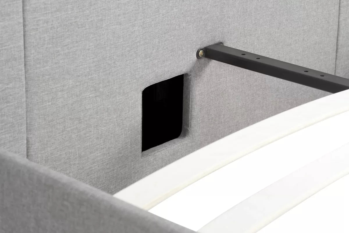 Plaza Grey King TV Bed