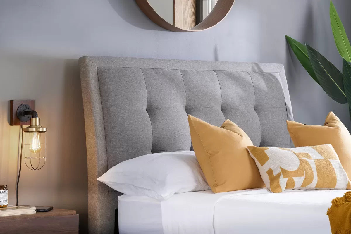 Shelby Grey Storage King Bed
