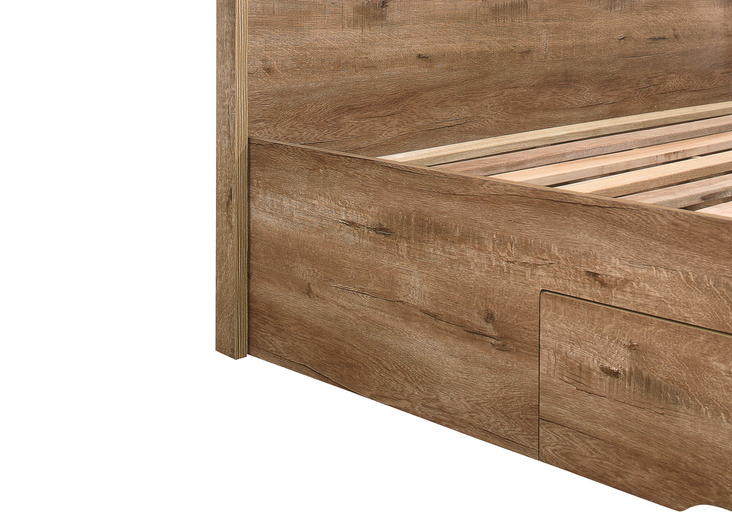 Stockwell Rustic Oak Small Double Bed