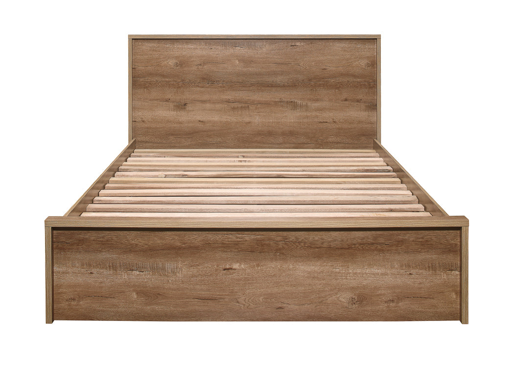 Stockwell Rustic Oak Small Double Bed