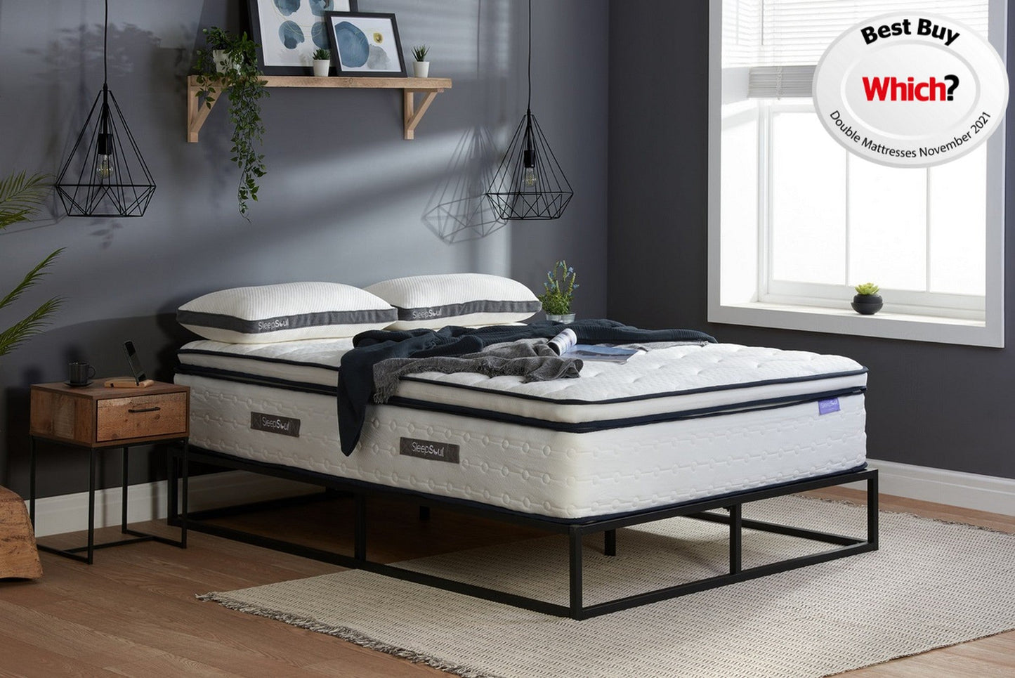 Space 2000 Pocket Sprung Boxtop King Mattress