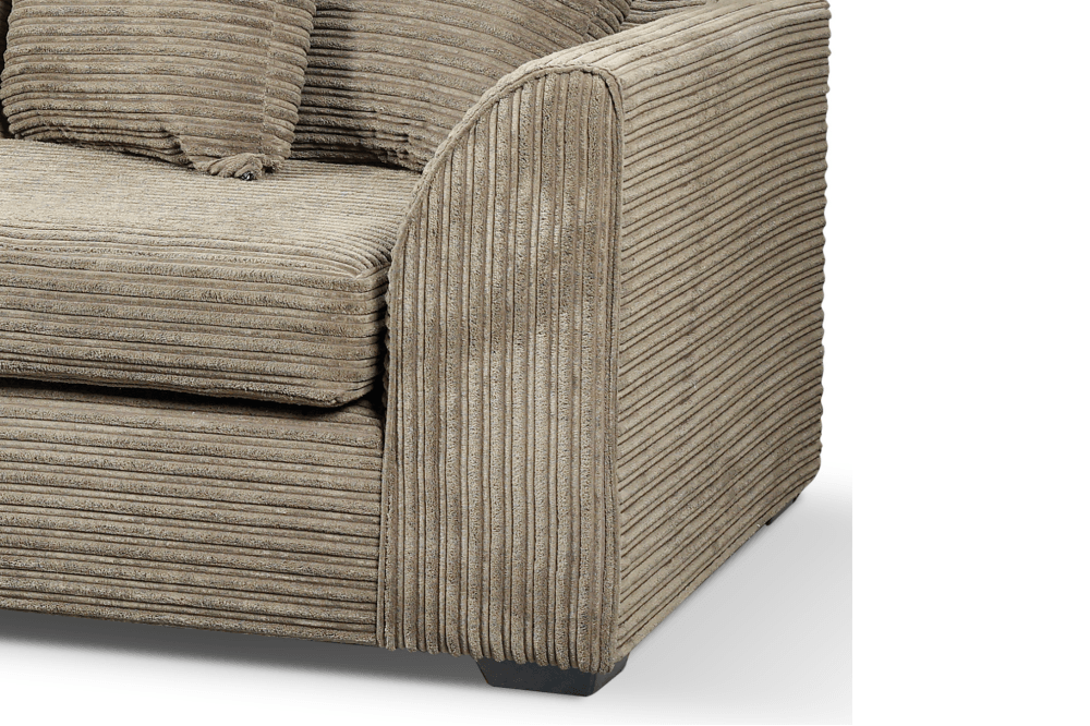 Tyron Caramel Fabric 2 Seater Sofa