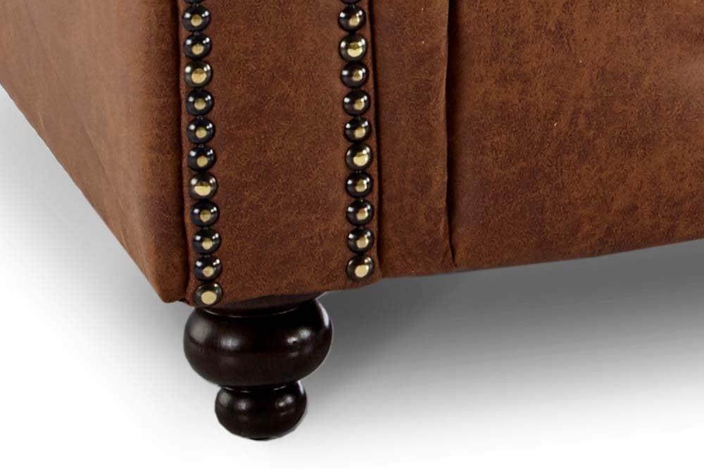 Uppingham Tan Suede Armchair