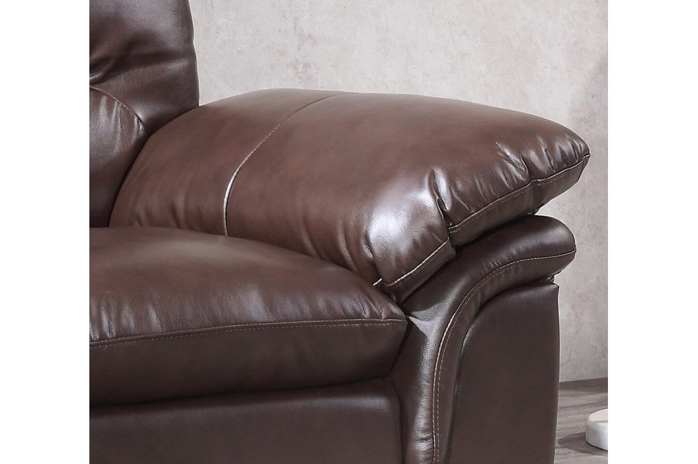 Ferona Brown Leather Armchair