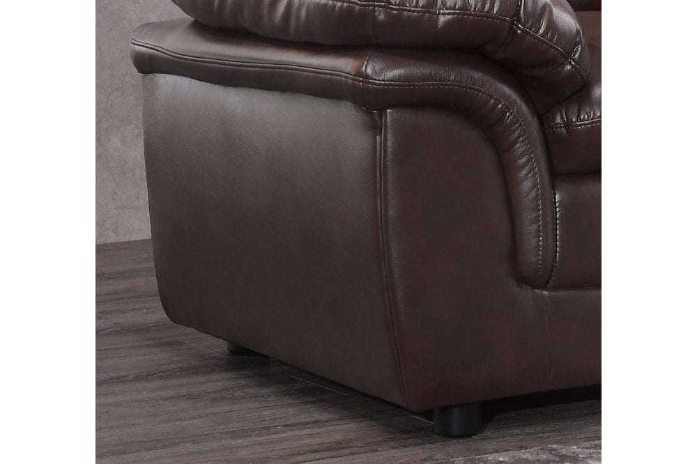 Ferona Brown Leather Armchair