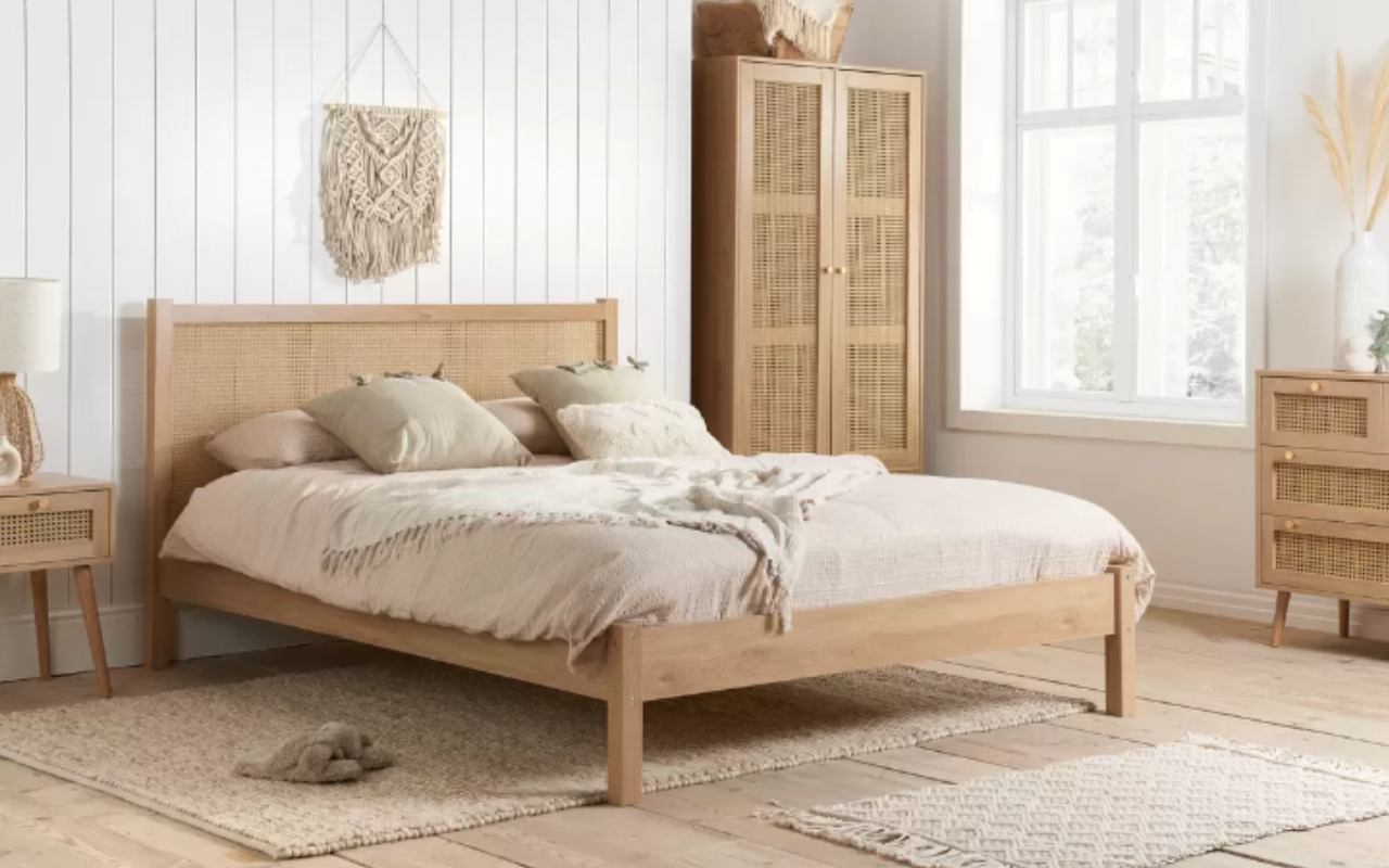 Croxley Ornate Rattan Bed