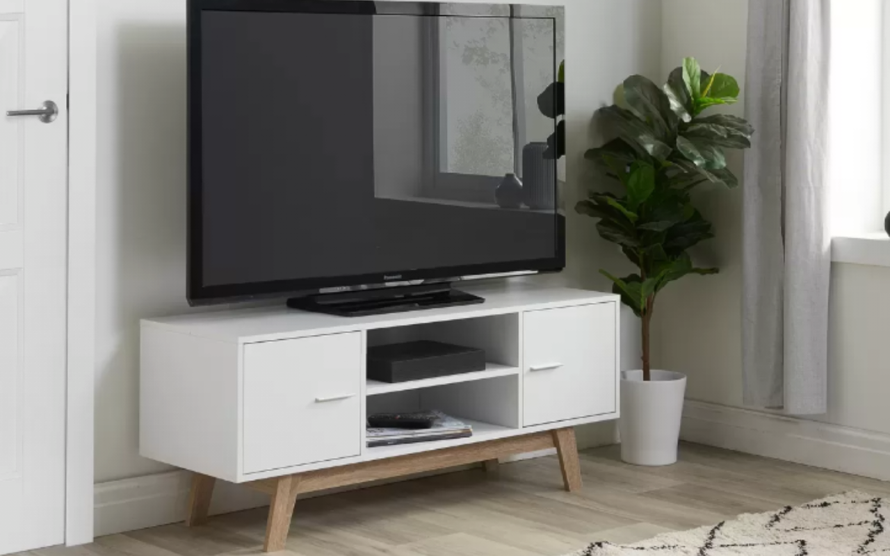 Shard TV Unit-White