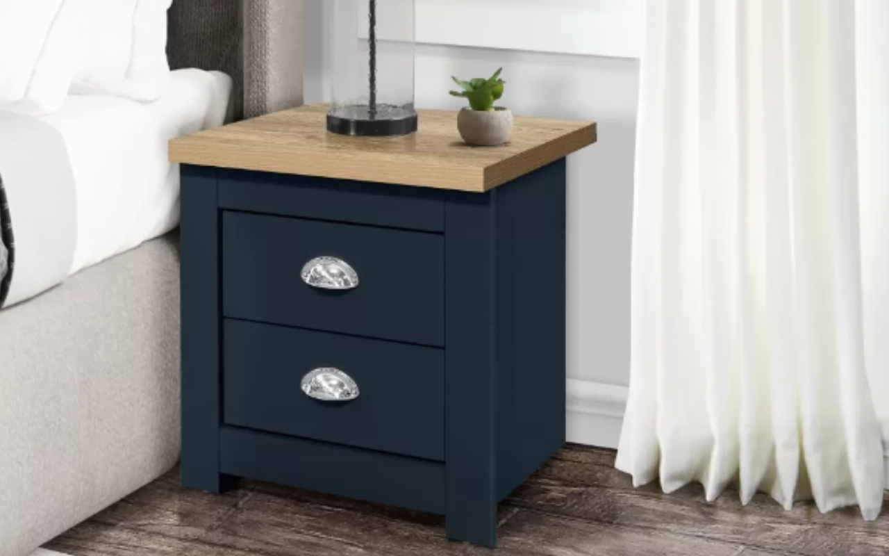 Highgate 3 Door Wardrobe + 4 Drawer Chest + 2 Drawer Bedside Set