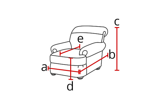 Chesterfield Grey Fabric Armchair