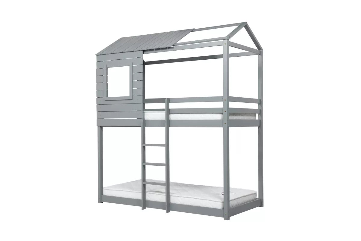 Adventure Grey Bunk Bed + 2 Single Air Mattresses