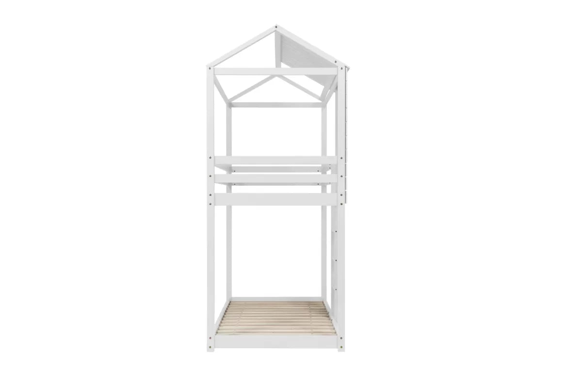 Adventure White Bunk Bed + 2 Single Air Mattresses