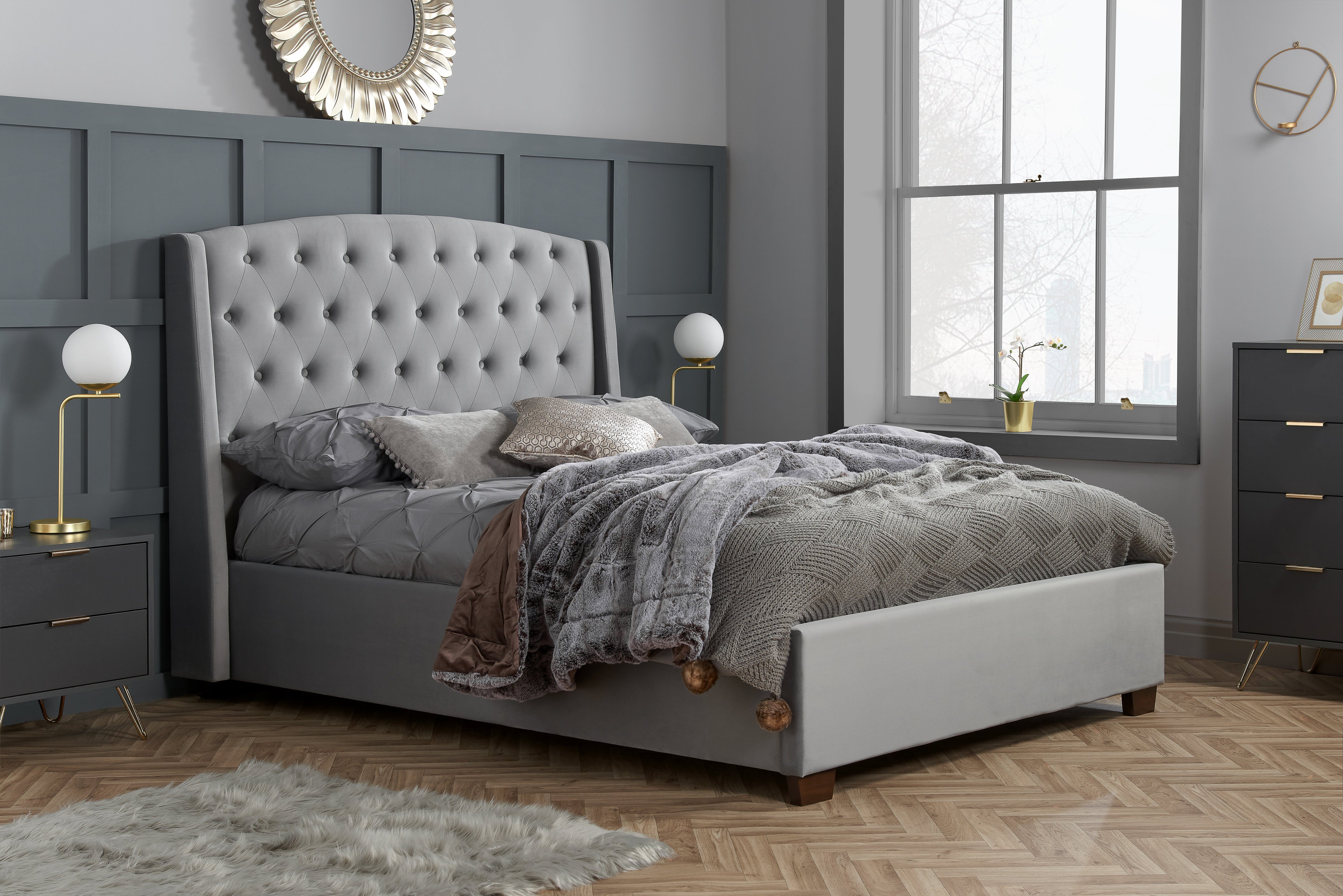 Balmoral Grey Double Bed