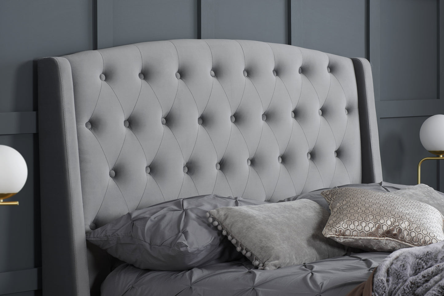 Balmoral Grey King Bed